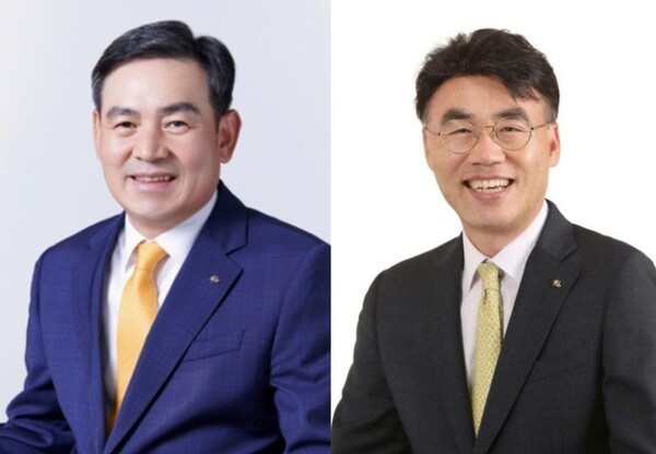 KB증권 김성현(사진 왼쪽), 이홍구 각자 대표. [사진=KB증권] 