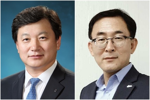 정용욱 신한투자증권 자산관리총괄 사장(사진 왼쪽)과 정근수 신한투자증권 CIB총괄 사장. [사진=신한금융투자]
