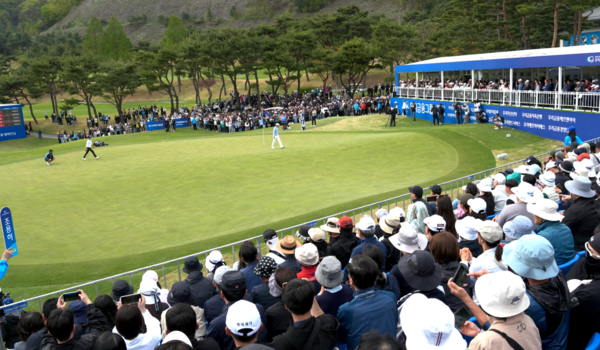 ‘2025 우리금융 챔피언십’ 파이널 라운드 18번홀 전경. [사진=우리금융그룹]