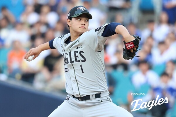 한화이글스 <b>문동주</b> 5⅔이닝 <b>호투</b>, 삼성 상대로 5연승