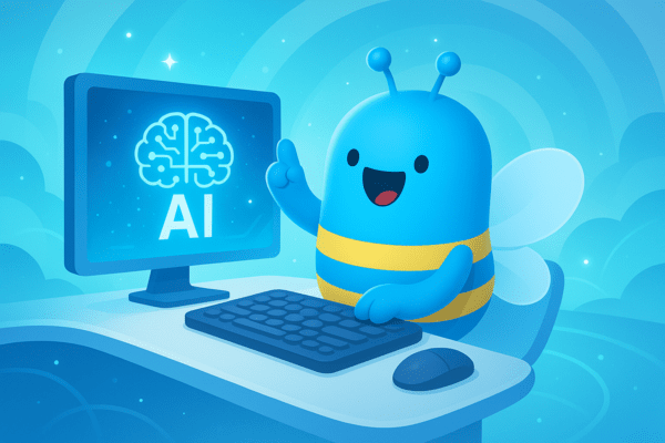 위비가 생성형 AI플랫폼을 활용하고 있는 이미지. [사진=우리은행]