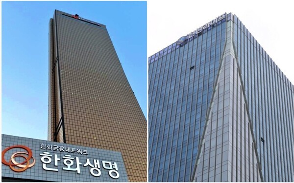 한화생명과 신한라이프가 설계사 수 3000명 규모 안팎의 우량 법인보험대리점(GA) 지분 인수를 검토하고 있는 것으로 알려졌다. [사진=각 사]