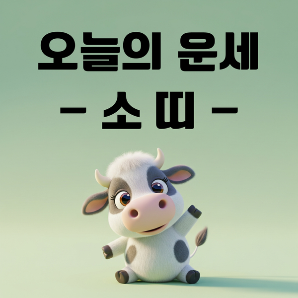 [오늘의 운세] 띠별 운세, 소띠의 10월 23일 운세 공개