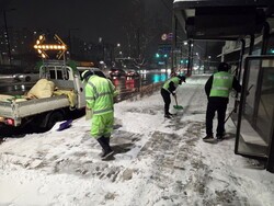 생활도로 제설 작업. [사진=고양특례시]