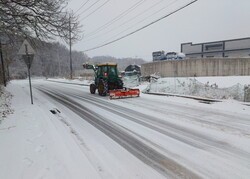 트랙터 제설. [사진=고양특례시]