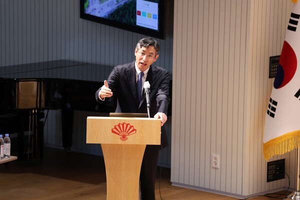 메디쎄이, 강현귀 국립암센터 교수 초청 사내 강연 진행. [사진=메디쎄이]