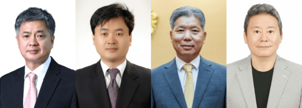 왼쪽부터 문화일보 이제교 편집국장, 세계일보 이천종 편집국장, 이영진 전 헌법재판관, 삼일회계법인 유상수 대표. (사진=성균관대)