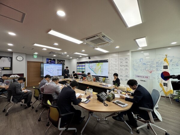 열린시장실에서 열린 도로건설 관리계획 수립 용역 착수보고회. [사진=고양특례시]