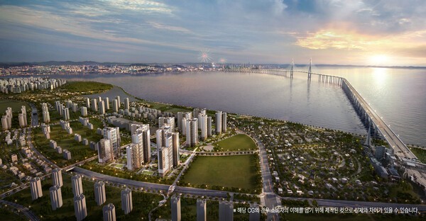 영종국제도시 신일 비아프 크레스트 항공조감도[사진=(주)신일]