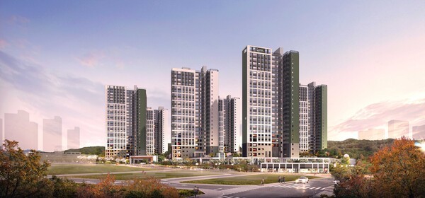 화성 남양뉴타운 우미린 에듀하이 투시도[사진=우미건설]