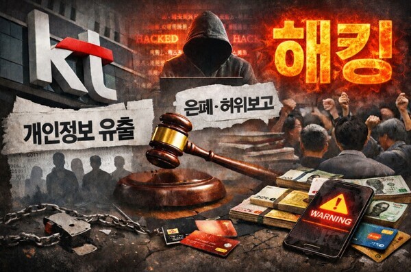 KT 해킹사태 이미지. [그래픽=윤남웅 기자] 