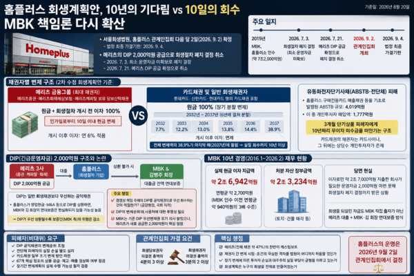 메리츠는 '10일', 전단채 피해자는 '2037년'...홈플러스 회생안에 커지는... - 뉴스 썸네일 이미지
